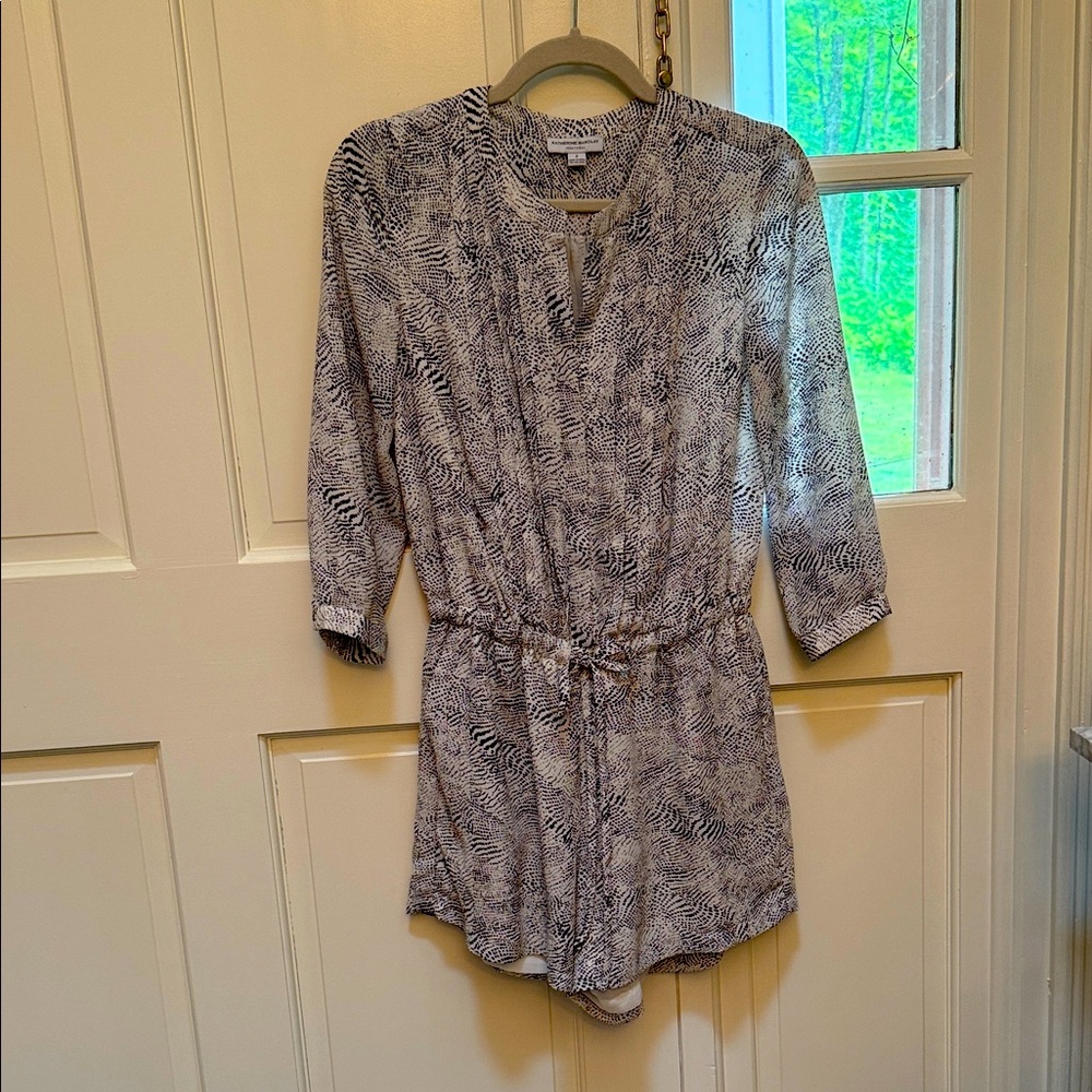 Katherine Barclay Monochrome Patterned jumper